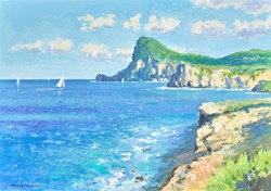 North Of San Antonio by James Preston - Original Painting on Stretched Canvas sized 23x16 inches. Available from Whitewall Galleries